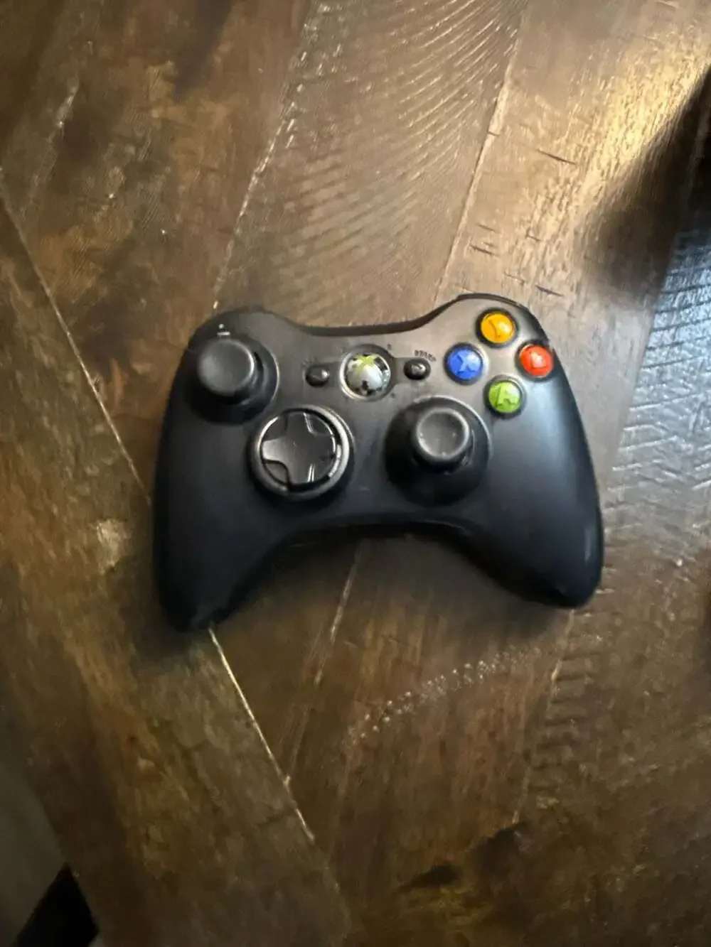 Official Microsoft Xbox 360 Wireless Controller Black - Missing Battery Cover